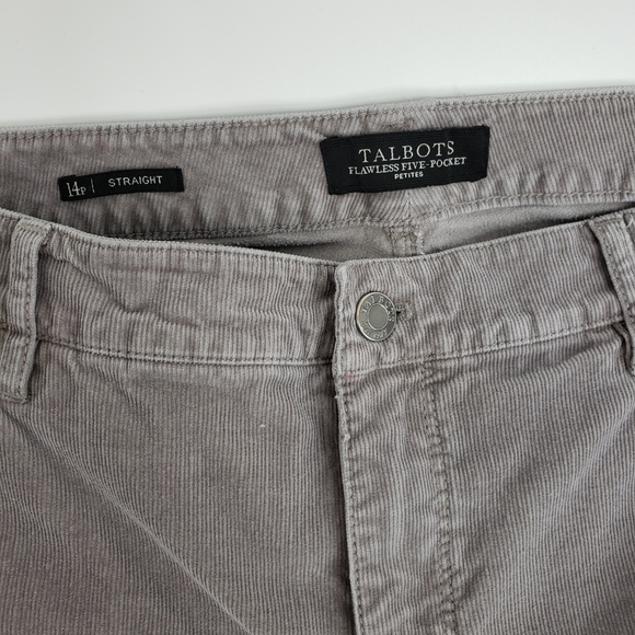 Talbots Flawless Five Pocket Corduroy Pants 14P - Picture 3 of 8